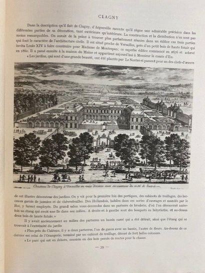 null Marcel FOUQUIER.
De l'Art des Jardins du XV° au XX° siècle. 
Paris, Emile-Paul,...