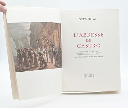 null [Illustrés] Lot de 3 volumes :
- Stendhal. L'Abbesse de Castro. 1982, en feuilles...