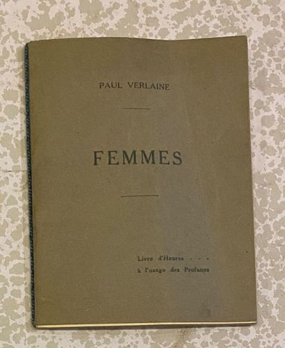 null [Curiosa] Paul VERLAINE.
Femmes. Livres d'Heure à l'usage des Profanes / Imprimé...