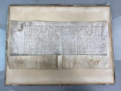 null [MANUSCRIT XVIe - Philippe de CROY - Haynau]
Pièce manuscrite à l'en-tête de...