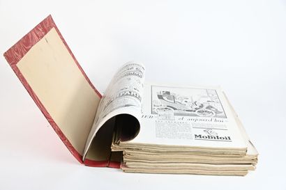 null [Revues] Lot de 13 volumes in-folio de l'Illustration.
Joint 2 atlas modern...