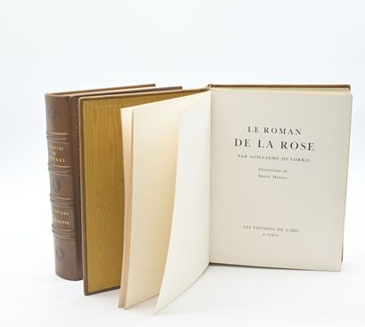 null [Illustrés] Lot de 2 volumes :
- G. de Lorris. Le Roman de la Rose. Illustrations...