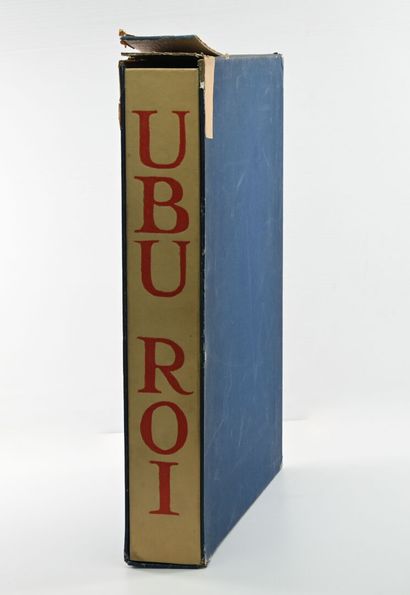 null [HEUZÉ] Alfred JARRY.
Ubu Roi.
Paris, Sautier, 1947, in-4 en feuilles, couverture...