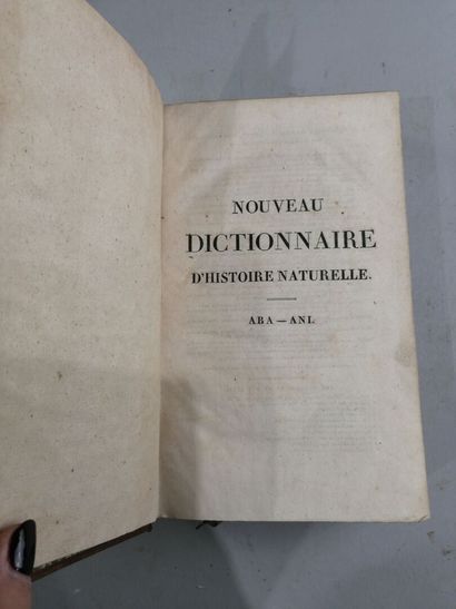 null [Collectif]
Nouveau Dictionnaire d'Histoire Naturelle, appliqué aux Arts, principalement...