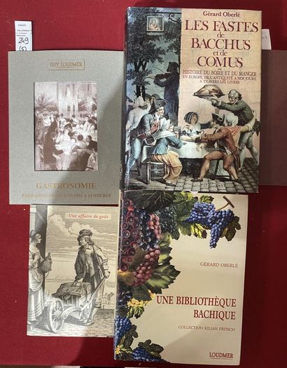 [Bibliographie Gastronomie] Lot de 5 volumes:
...