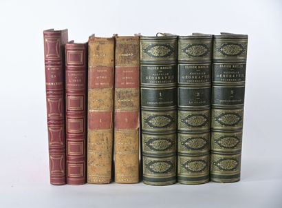 [Voyages - France] Lot de 7 volumes reliés...