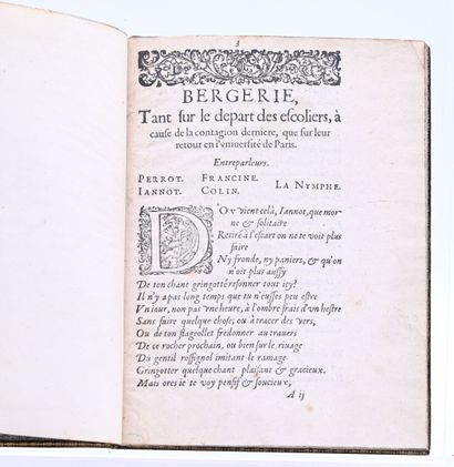 null [Anonymous]
Bergerie both on the departure of the Escoliers, because of the...