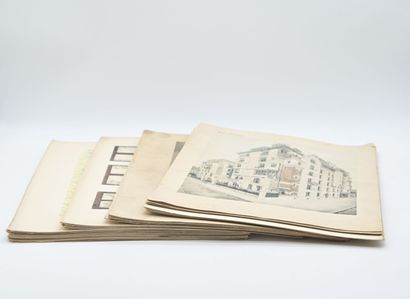 [Art Nouveau] Hector GUIMARD.
Planches de...