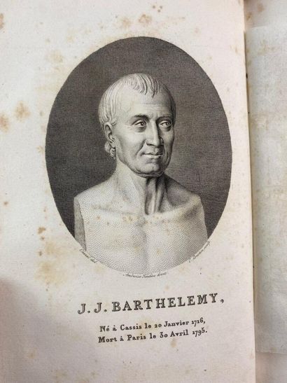 null Jean-Jacques BARTHELEMY.
Voyage du Jeune Anacharsis en Grèce. Nouvelle édition.
Paris,...