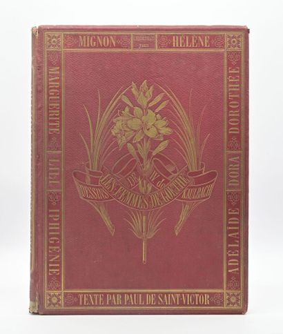 null [de KAULBACH] Paul de SAINT-VICTOR.
Les Femmes de Goethe.
Paris, Hachette, 1870,...