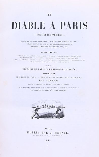 null [GAVARNI, BERTALL]
Le Diable à Paris. Paris et les Parisiens. Moeurs et coutumes,...