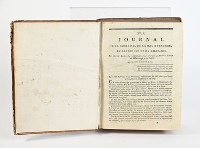 null by LACROIX.
Journal de la Noblesse, de la Magistrature, du Sacerdoce et du Militaire....