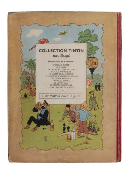 null [HERGÉ] "Les aventures de Tintin - Le Sceptre d'Ottokar T8" Casterman - B1 -...