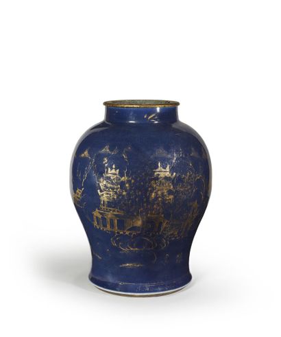 CHINE, Epoque QIANLONG (1736 - 1795)	
Potiche...