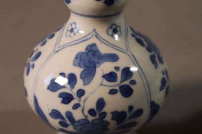 null CHINE, Epoque KANGXI (1662 - 1722)	
Paire d'aspersoirs en porcelaine décorée...