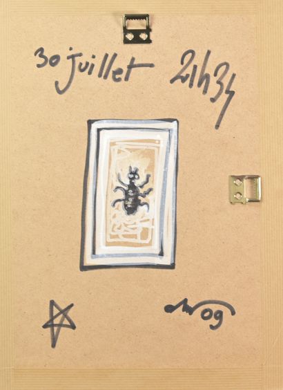null Olivier MATTEI
Insectes, 2009
Technique mixte
Signé
43.5 x 34 cm