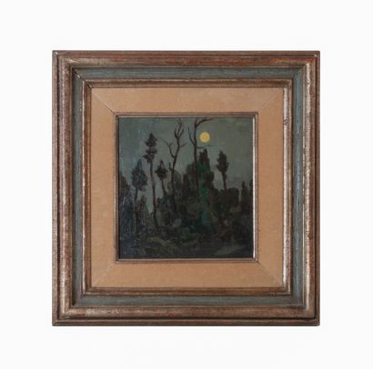 null Aubin PASQUE (1903-1981)
Nocturne, 1945
Huile sur panneau
Daté au dos
16.5 x...