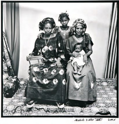 Malick SIDIBE Famille Sarakolé, 50 x 60 cm