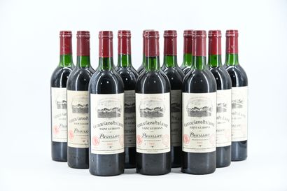null 12 bts Château Grand-Puy-Lacoste Saint Guirons 1998 Pauillac GCC in 1855.