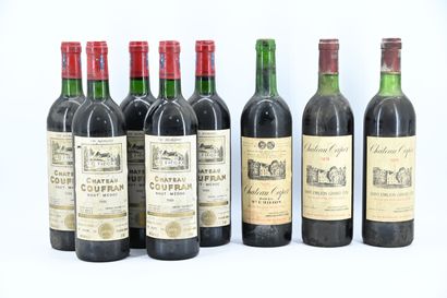 null 8 bts de Bordeaux comprenant : 
5 bts de Château Coufran 1986 Haut Médoc. Et...