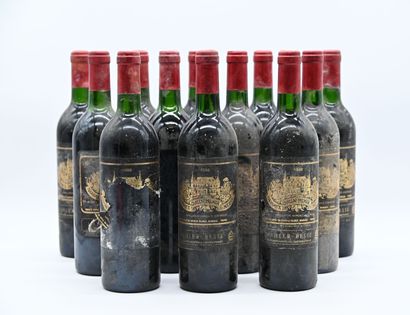 12 bouteilles CH. PALMER, 3° cru Margaux...