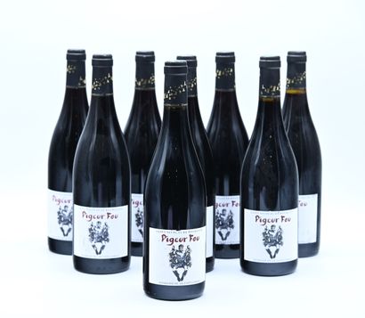null 8 bouteilles SAINT-NICOLAS-DE-BOURGUEIL "Pigeur Fou", Domaine de la Cotelle...