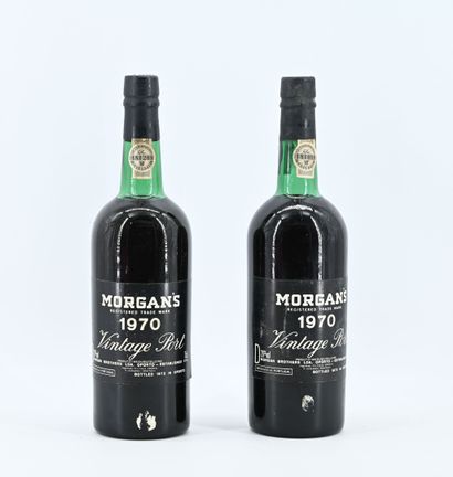 null 2 bouteilles PORTO "Vintage", Morgan's 1970