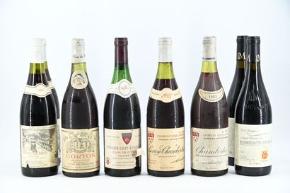 null 8 bts of Burgundy wines including :
2 bts Bourgogne Hautes Côtes de Beaune 2004...
