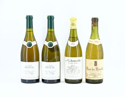 4 bts de Bourgogne blanc comprenant : 
1...