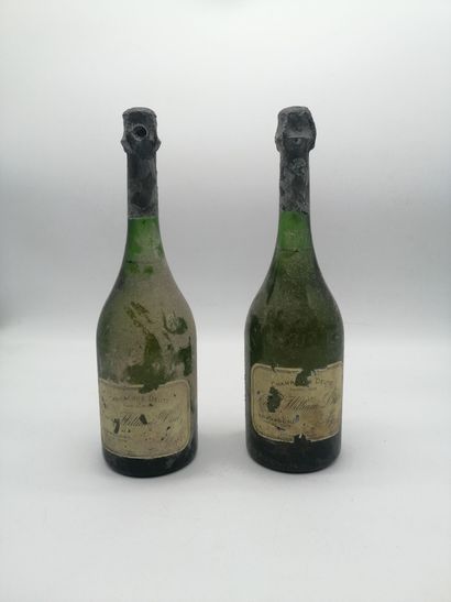null 2 bouteilles CHAMPAGNE "William Deutz", Deutz 1979 (ets, ea, TLB)