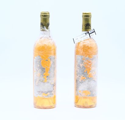 2 bouteilles CH. RAYNE-VIGNEAU, 1° cru Sauternes...