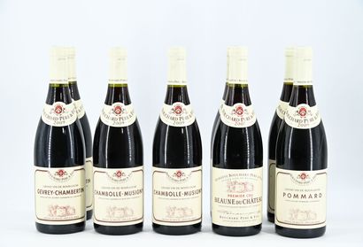 null 8 bts de Bourgogne rouge Bouchard Père et fils comprenant :
2 bts de Pommard...