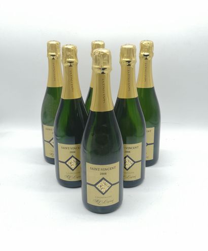 null 6 bouteilles CHAMPAGNE "Saint-Vincent", R&L Legras 2008 (etla)