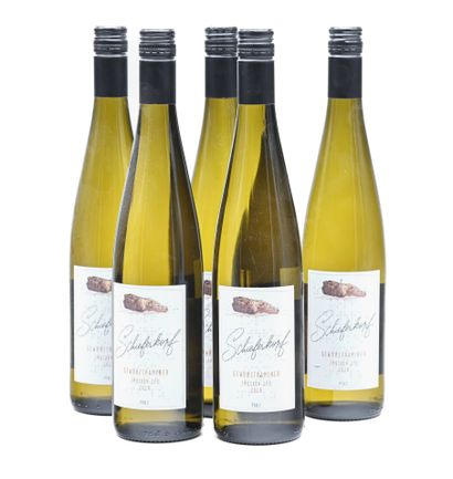 null 5 bouteilles PFALZ "Gewurztraminer trocken", Schieferkopf 2018 