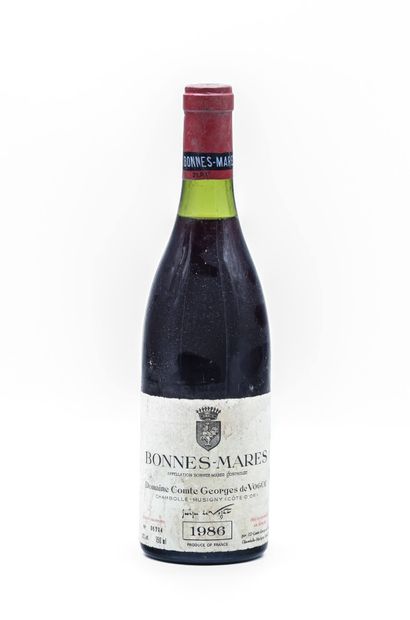null 1 bottle BONNES-MARES Comte de Vogüé 1986 (elt, TLB)