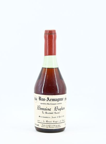 1 bottle BAS-ARMAGNAC Domaine Duplan 196...