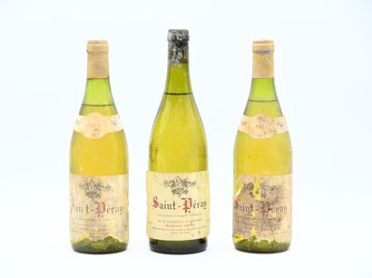 null 3 bouteilles SAINT-PÉRAY Bernard Gripa 1984 (2 LB, 1 sc, SM, TLB)