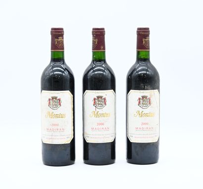 3 bouteilles MADIRAN Château Montus 2000...