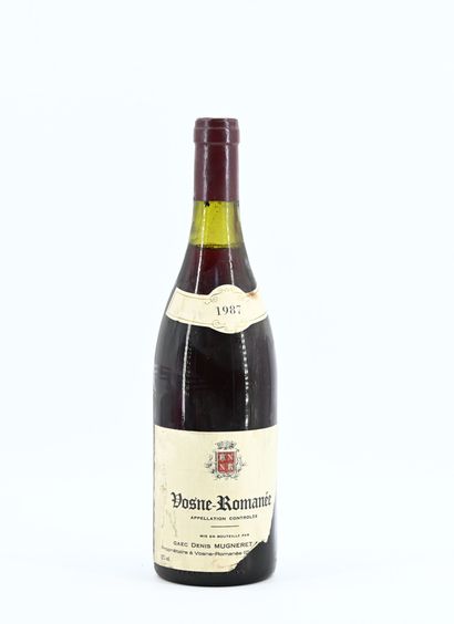 null 1 bt Vosne Romanée 1987 Denis Mugneret. Et déchirée.