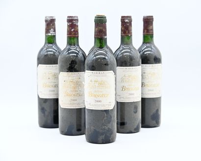 6 bouteilles MADIRAN Château Bouscassé2000...