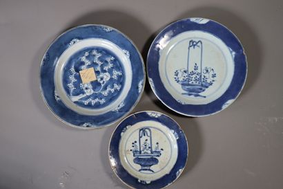 Chine - XVIIIE siècle
Trois assiettes en...