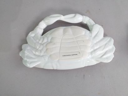 null Crabe formant boîte
Christophe Coppens
porcelaine blanche
L. 20 cm
01893 BW...