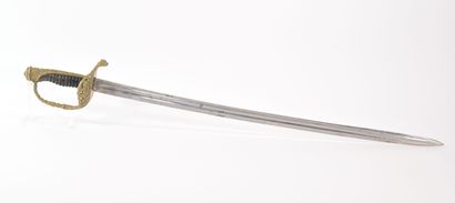 null Lot including :
-Naval officer saber model 1837
-Saber lighter type An XI (...