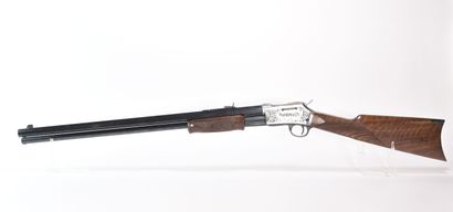 null RGA BM677
Carabine Pedersoli cal 44-40 (n°PL01118). Canon de 60cm, réarmement...