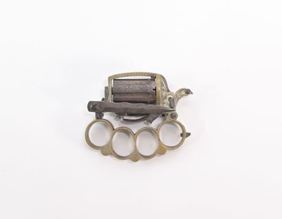 null Rare and curious pinfire revolver and system model "APACHE" by the inventor...