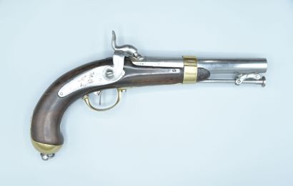 Pistolet réglementaire modèle 1837 de Marine....