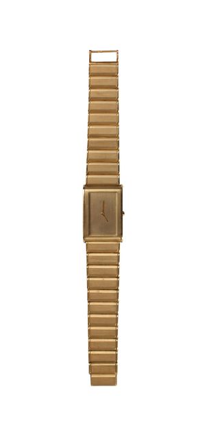 null ANONYME, ANNÉES 90
Montre bracelet en or jaune 18K
(750 millièmes), travail...