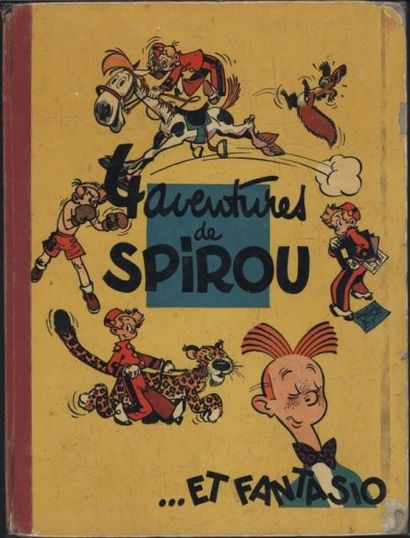 FRANQUIN "4 AVENTURES DE SPIROU ET FANTASIO", tome 1, Dupuis. EO français 1956. Couverture...