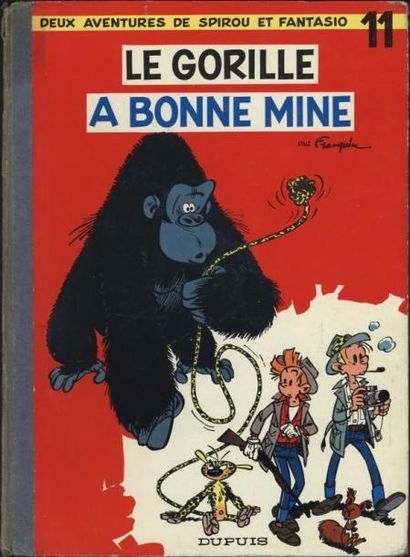 FRANQUIN "LES AVENTURES DE SPIROU ET FANTASIO, Le gorille a bonne mine" tome 11....