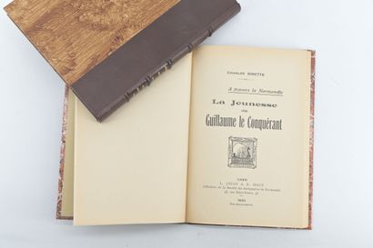 null [William the Conqueror] Set of 3 bound volumes: 
- SAUVAGE. Apologie pour Guillaume...